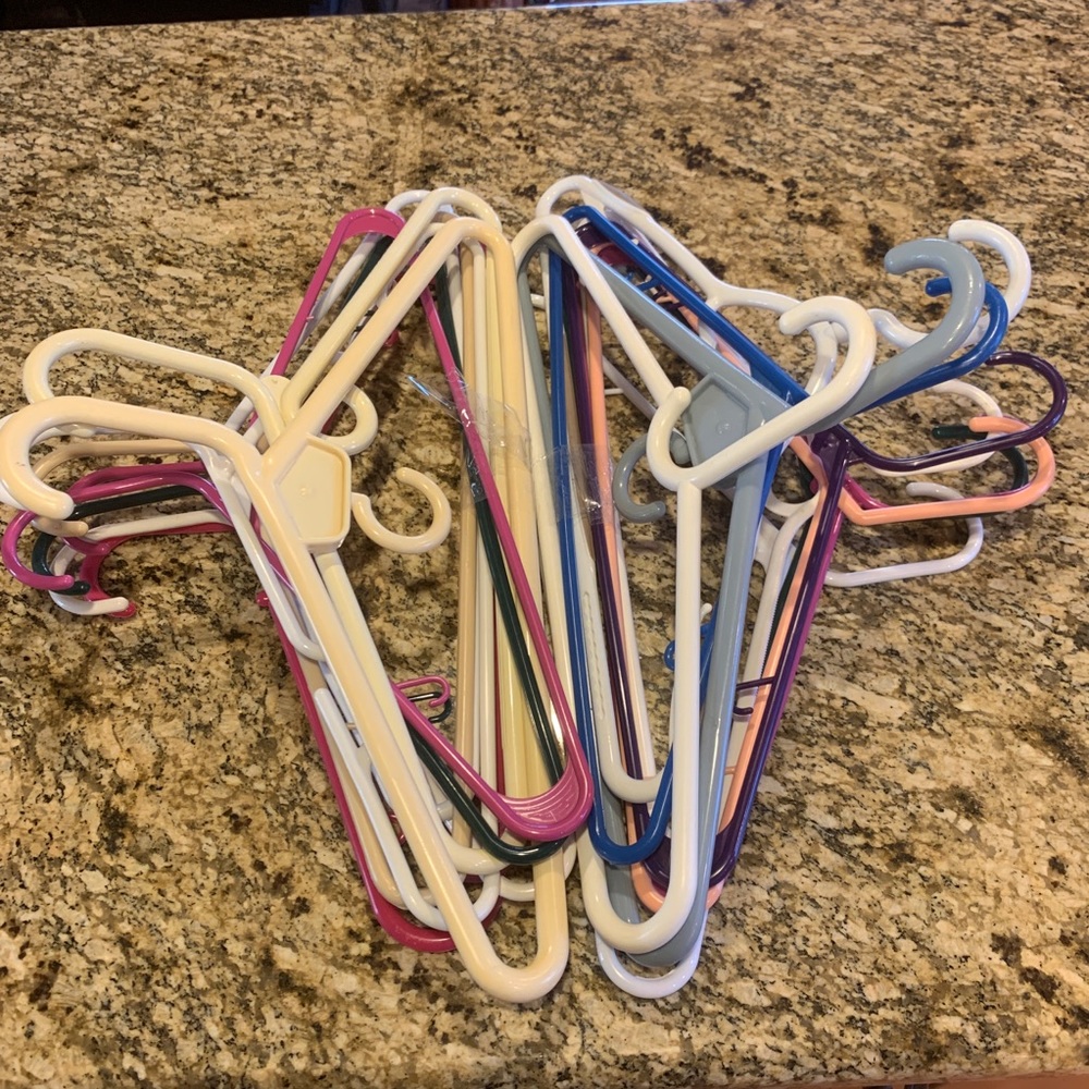 Bundles of hangers. 10 in each bundle 20 total